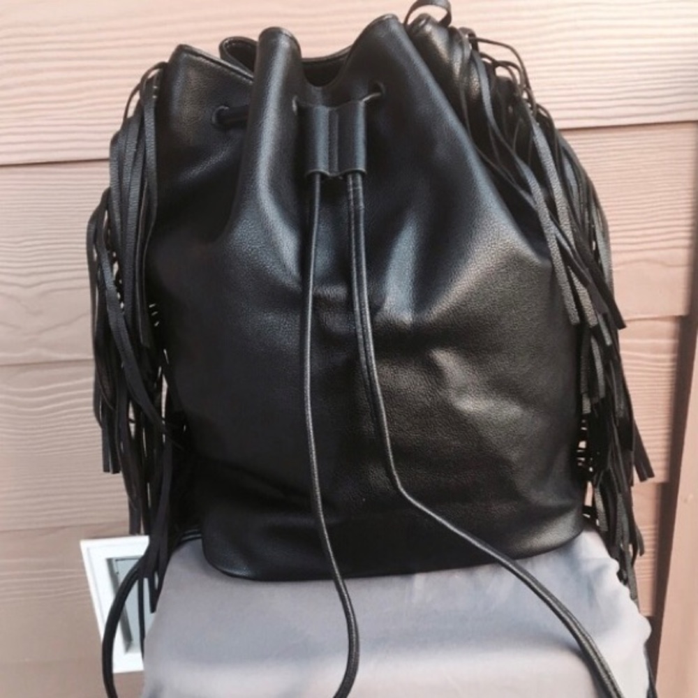 NWT Victoria’s Secret Faux Leather Backpack - Picture 4 of 8